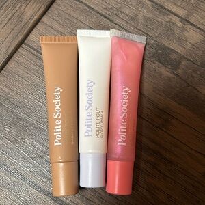 Polite Society polite pout glossy lip balm NEW!